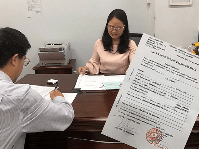 Hồ sơ xin giấy xác nhận độc thân sau ly hôn