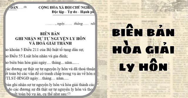 Biên bản hòa giải thành chỉ là văn bản ghi nhận sự thỏa thuận của các đương sự không thay thế quyết định của Tòa
