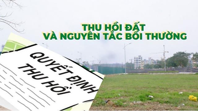 Nguyên tắc bồi thường khi thu hồi đất